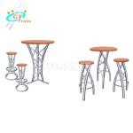 Modern aluminum high chair bar stool furniture table and chair for club