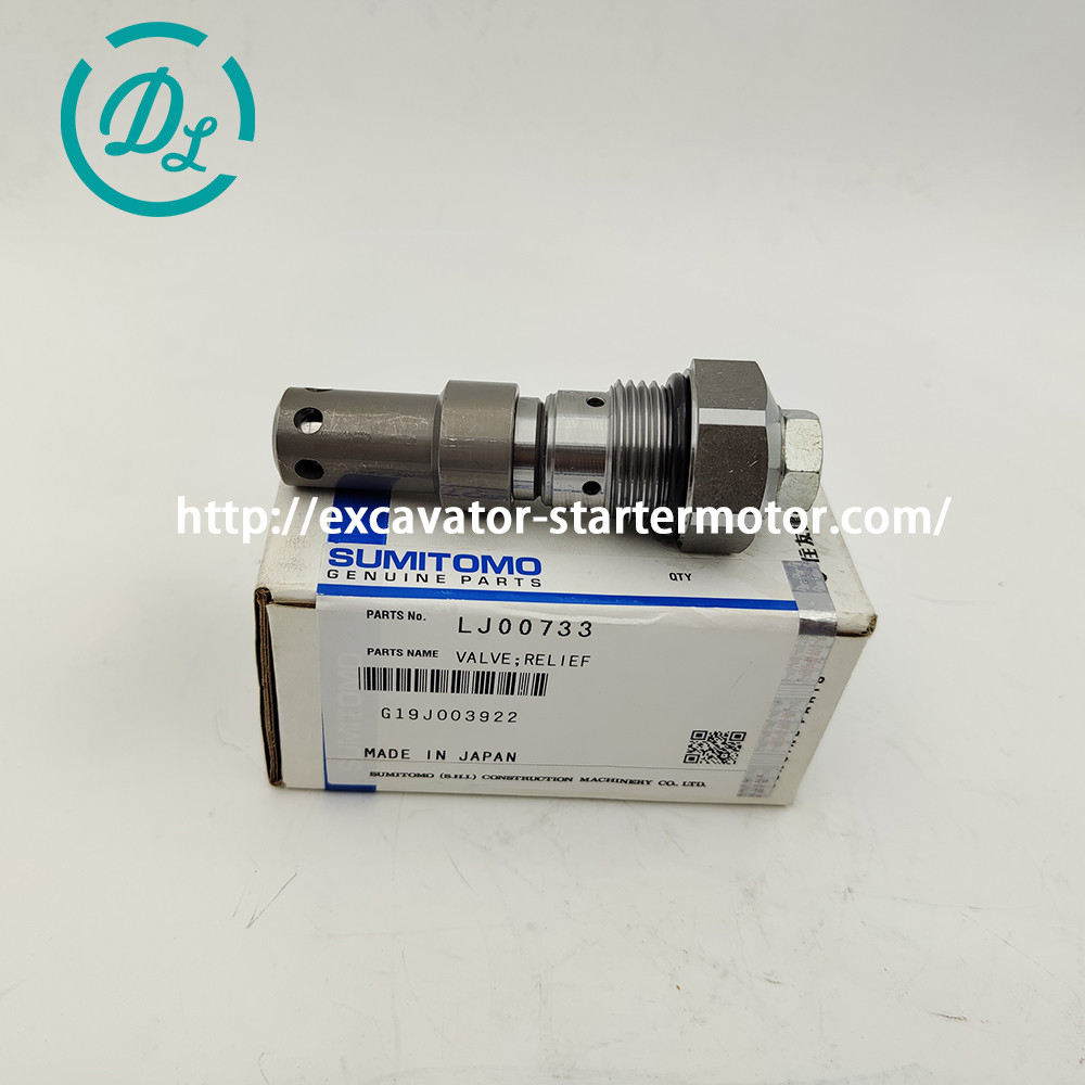 LJ00733 Excavator Hydraulic Relief Valve Sumitomo SH135X-3B SH125X-3B