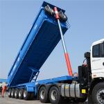 CIMC 5 Axle Tractor Tipper Trailer for Sale Hydraulic Tipping In Africa