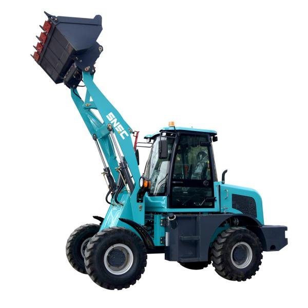 42KW 4 Wheel Drive Mini 1.6 Ton Wheel Loader for Agricultural Dimension 5020mm
