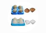 4 Holes Diamond Ice Cube Tray , Silicone Diamond Ice Mold OEM / ODM Accept