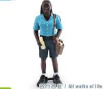 People at Work Model Toy Postwoman Figure Pretend Professionals Figurines Career