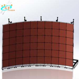 Wholesale T6 LED Screen Wall Support Truss Module Size 500mm*1000mm from china suppliers