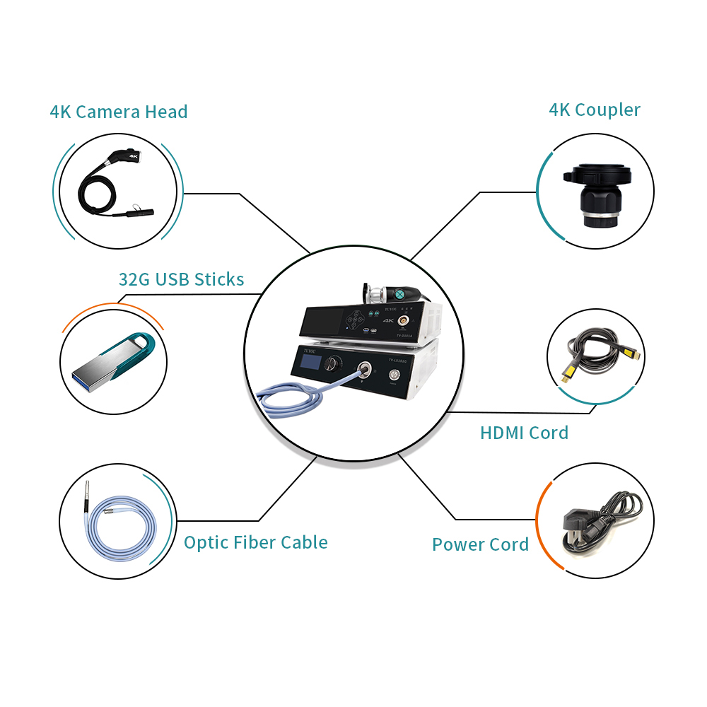Doctor Veterinary Use 4K Integrated ENT Laparoscopy Medical Endoscopy Camera