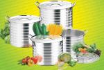 8pcs high quality stainless steel stock pot & cooking pot & casseroles &8L/11L
