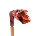 Parrot umbrella Hand carved umbrella Parrot Wooden handle Parrot Umbrella for