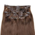 Smooth Soft Pre Bonded Dip Dye Hair Extensions / Dark Brown Virgin Hair