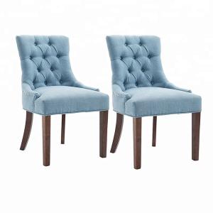 Wholesale Luxury Modern Metal Legs Leather Dining Chair , Tufted Pure Leather Chairs Dining Room Modern from china suppliers