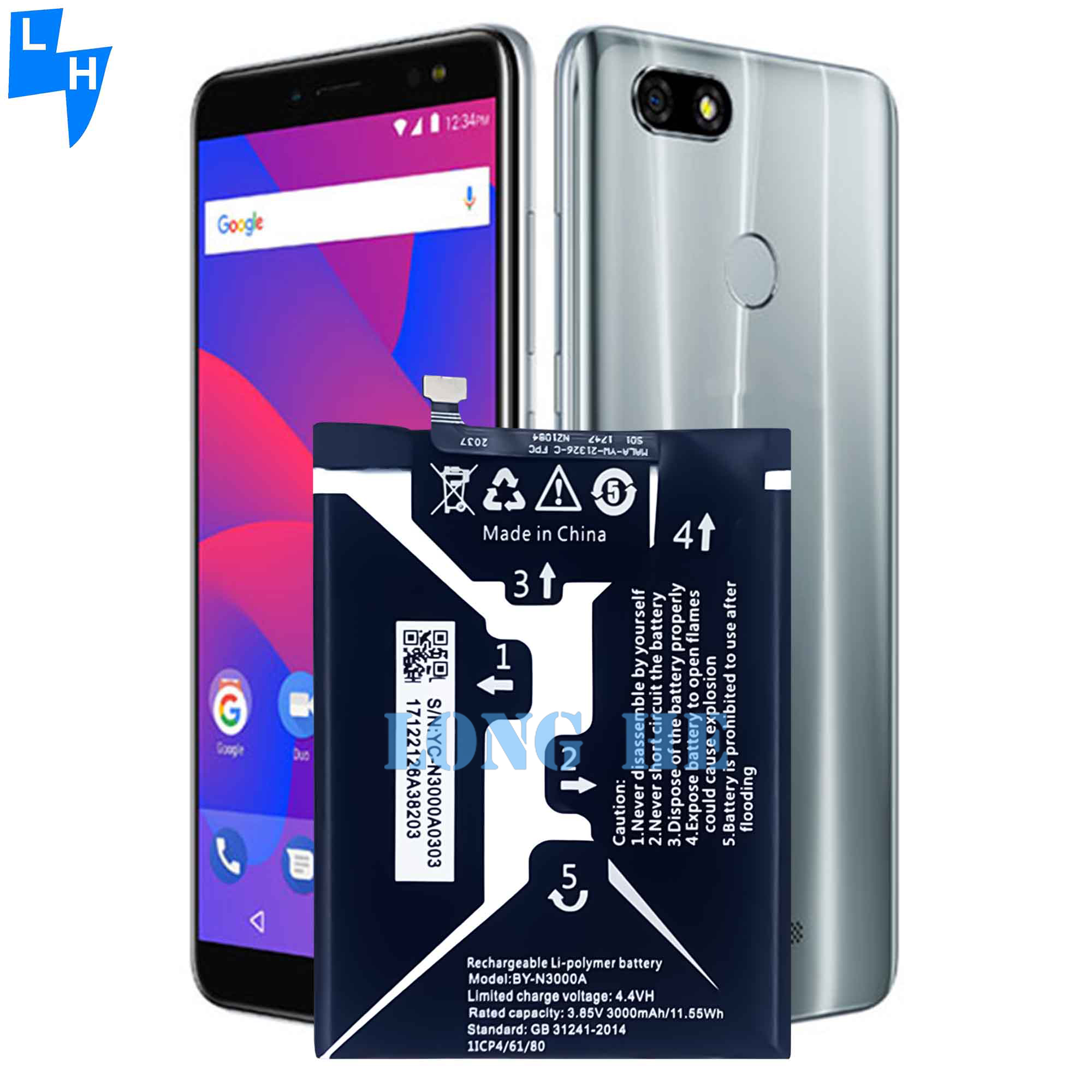 100% Compatible Replacement Mobile Battery BY-N3000A For Gionee Original lithium-ion batteries for mobile