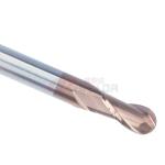 1mm 3mm 4mm ball nose end mill cutter for stainless steel double flute TiSiN