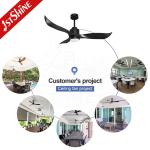 Lamp Body Material Metal 52inch Black 3 ABS Blades DC 35W Simple Decorative