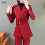 Skirts Suits Closure Type Single Button Two Pieces Formal Ladies Business Woman