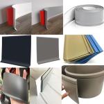 Soft PVC Flexible Skirting Board for Floor and Wall Base 6" Height 6.5mm