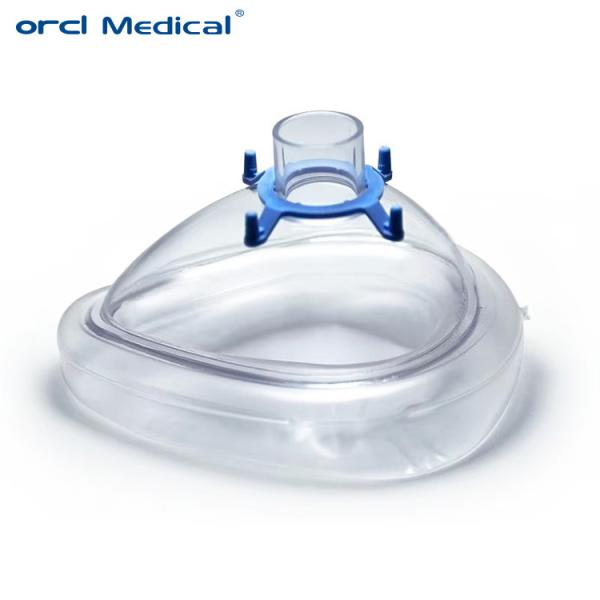 Medical Factory CE Approved Disposable Oxygen Anaesthesia Mask For Child / Adult