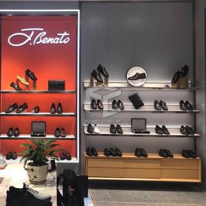Wholesale Modern 4 Layers Shoes Display Wall Racks For Store Interior Design from china suppliers