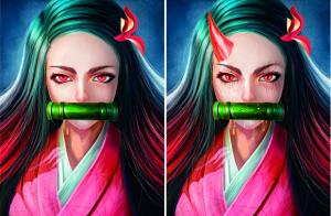 Wholesale Demon Slayer 3D Lenticular Pictures PET for Kid's Room Decoration from china suppliers