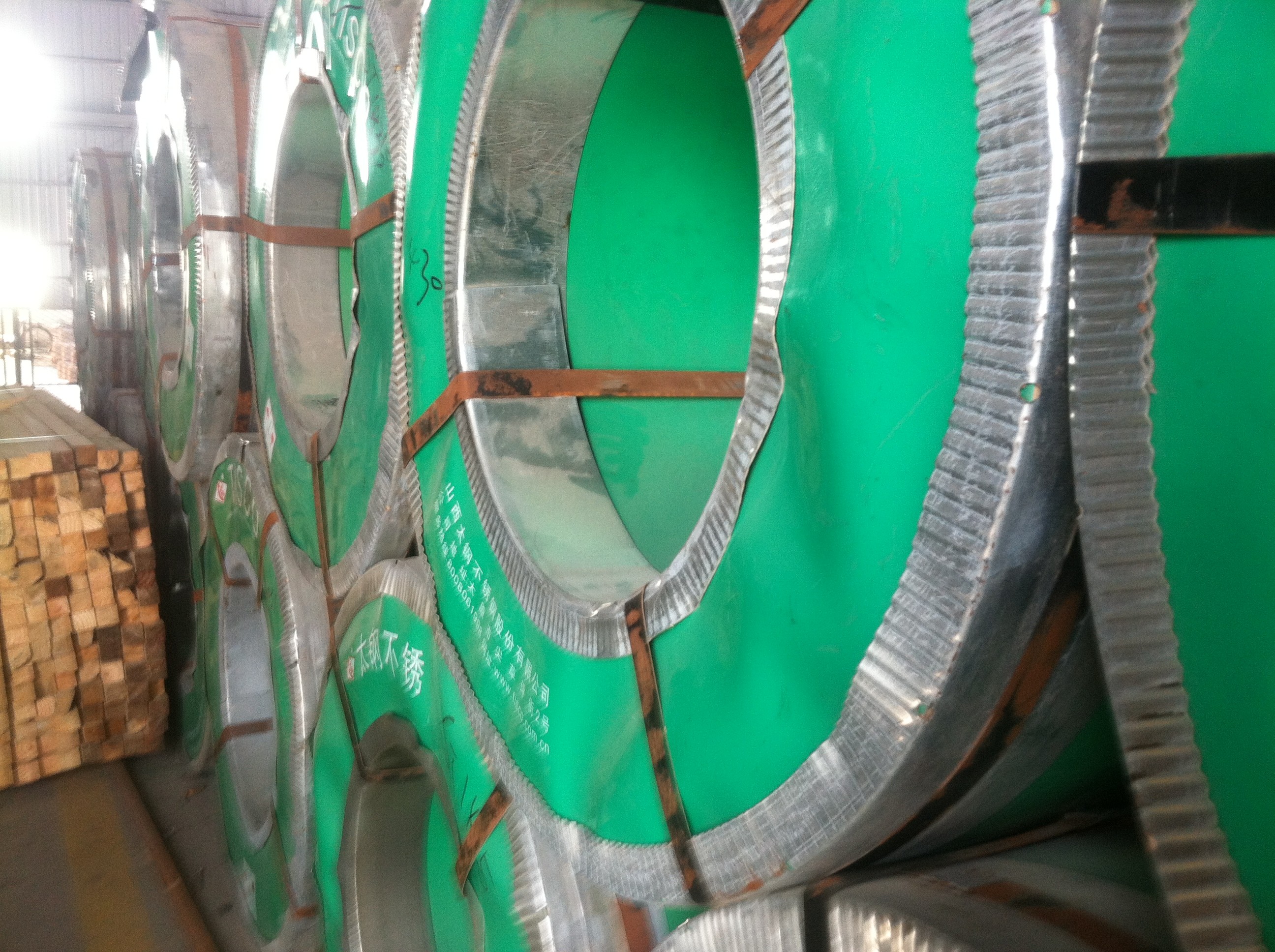low carbon high nickel alloyed austenitic stainless steel 904L stainless steel coils , UNS N08904 2B finished