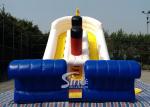 Outdoor adventure huge titanic inflatable slide for kids playground