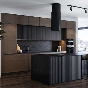 Wholesale Luxury Furniture New Designs Modern Kitchen Cupboard Cabinet PVC Countertop from china suppliers