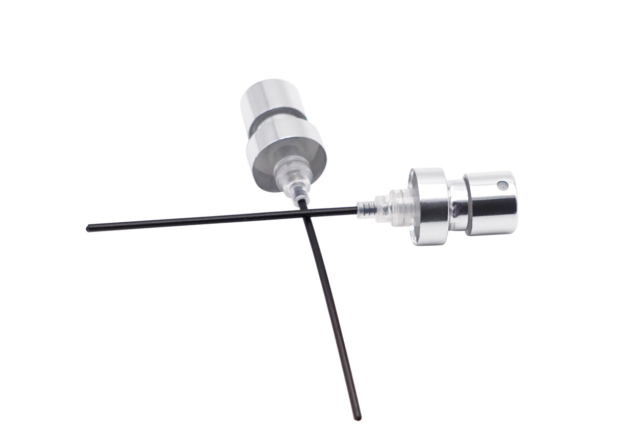 Aluminium Spray Pump Non Spill Silver Perfume Crimp Spray Pump Non Refillable