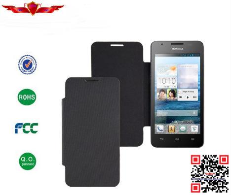 Hot Selling Import PU Material PU Flip Leather Cover Case For Huawei Ascend G525