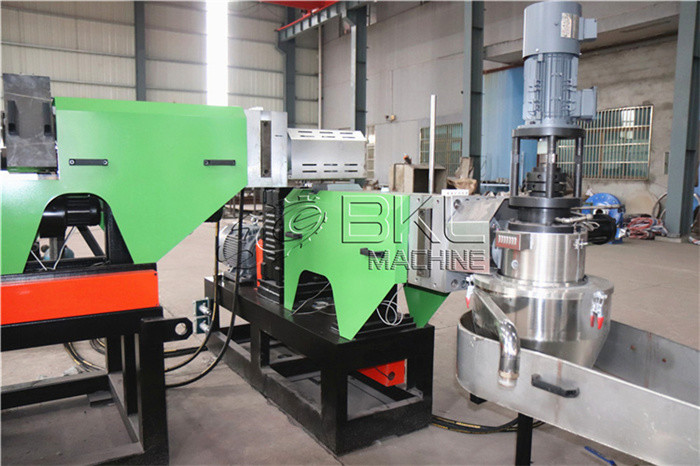 250kg H Plastic Granulating Line PP Raffia Woven Bag Recycling Machine