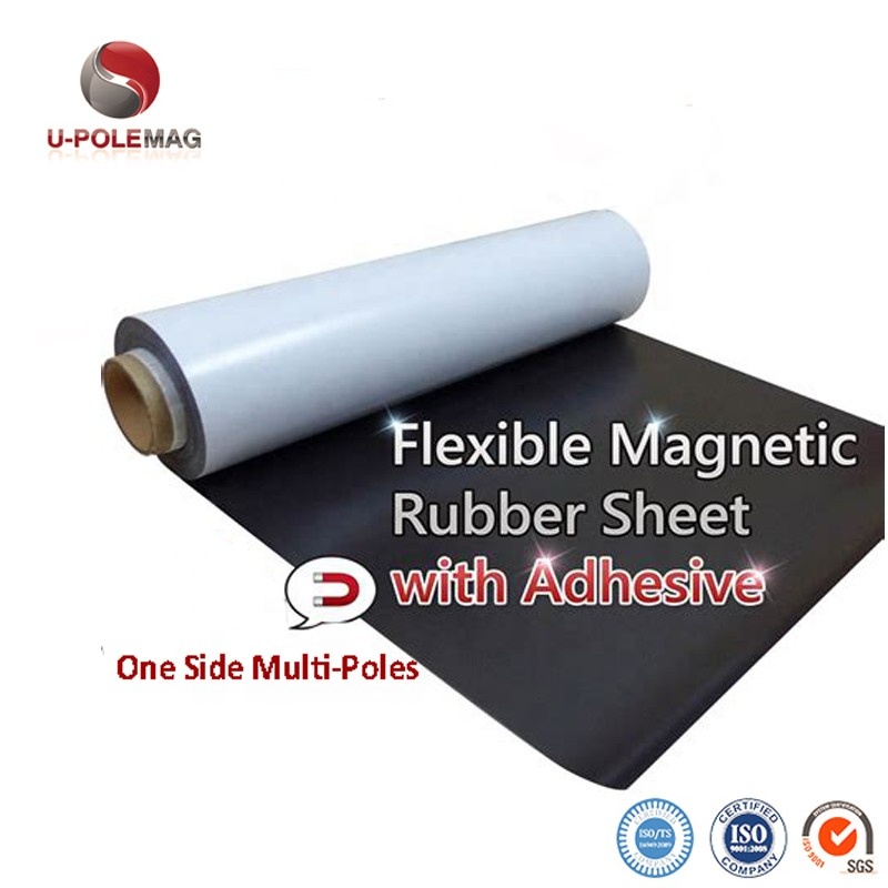 Flexible Rubber Magnet Sheet Roll With Adhesive for Strong and Long-Lasting Bonding
