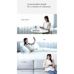 USB A to Type C Fast Charging Cable 1m Black White