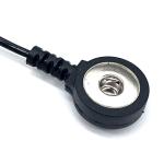 Lead ECG Medical Cables Electrode Snaps Plug To Banana Plug Connector