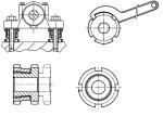 Heat-treated steel Precisional CNC Machining Height Adjusting Elements