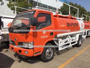 Wholesale Dongfeng 5m3 5000litres Fuel Delivery Truck Refilling Tanker with Oil Dispenser from china suppliers