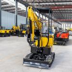 Wheel Towable Hydraulic Crawler Excavator Mini Backhoe Loader