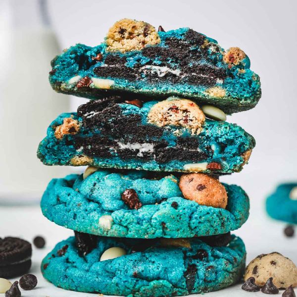 Halal Japanese Popular Snacks Gluten Free Chocolate Chip Cookies Hokkaido Cocoa Cookie Milk Flavor