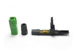 Green Black Field Assembly Optical Connector ISO 9001 Certification