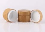 Wooden Cosmetic Cream Jar Cylinder Shape Screw Cap 5 Gram - 150 Gram