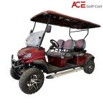 Electric Hunting Off Road Golf Cart 6 Seats With 80km Endurance