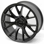 20x9 Rims Satin Black Wheels Hellcat Style Fit Challenger Charger 300C RWD