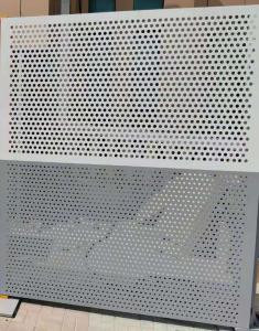 Wholesale Punched Aluminum / Steel Metal Stamping Panel Metal Perforated sheet metal Powder Coated from china suppliers
