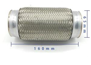 Wholesale 65mm×160mm Stainless Steel Exhaust Flex Pipe For Muffler from china suppliers