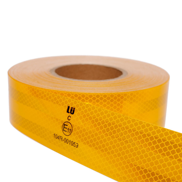 High Visibility Micro Prismatic Retro Reflective Tape Sticker ECE 104R