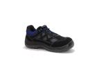 black suede leather and mesh rubber outsole cemented safety shoes