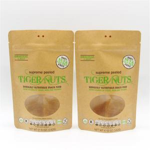 Wholesale Food Grade Compostable 250g Kraft Paper Bag With Transparent Window from china suppliers