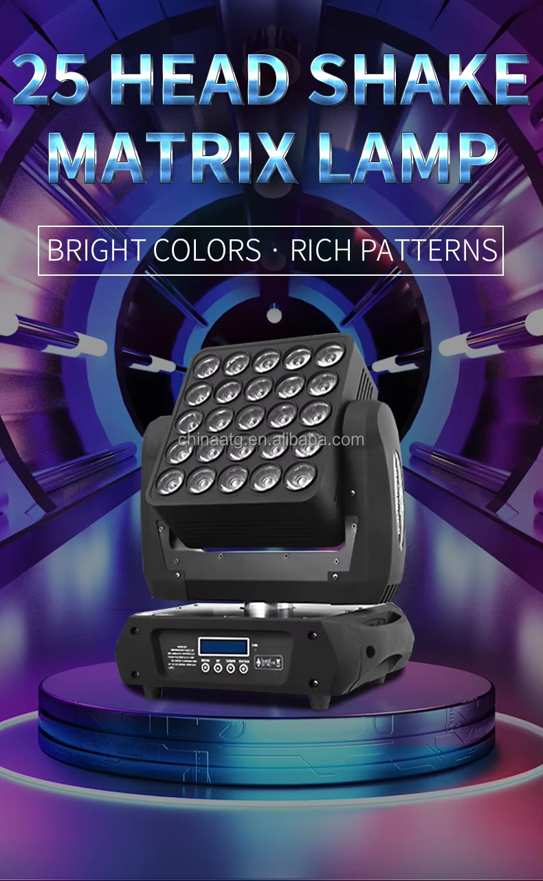 4 In 1 LED Beam Wash Light 25pcs 15 80 RGBW 8 Colors 8 Patterns Mini Laser 100-240v