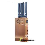 DC12V 4 Antennas Golden 2w Cellular Jammer Blocker GPS Wifi 4G 3G GSM Signal