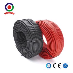 Wholesale 6mm2 TUV Electric Solar PV Cable Tinned Copper Xlpo Insulation Jacket from china suppliers