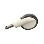Central Controlled Brake Medical Castors Hospital Furniture TPR PU Material