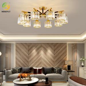 Wholesale Customize American Style Copper Crystal Shade Dining Room Pendant Light from china suppliers