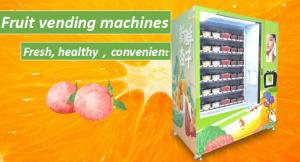 Wholesale Middle Pick Up Cut Fruit Salad Box Health Vending Machine Push Board Elevator from china suppliers