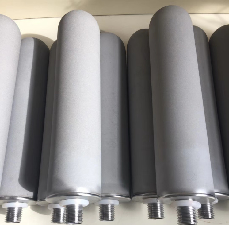 1 Micron Titanium Rod Sintered Filters Element For Water Candle Cartridge