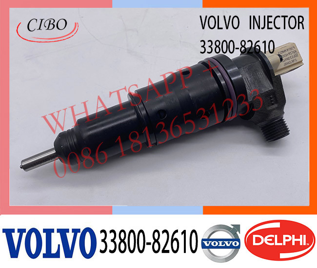 33800-82610 BEBJ1F07001 Diesel Engine Fuel Injector Common Rail For Hyundai H Engine 12.3